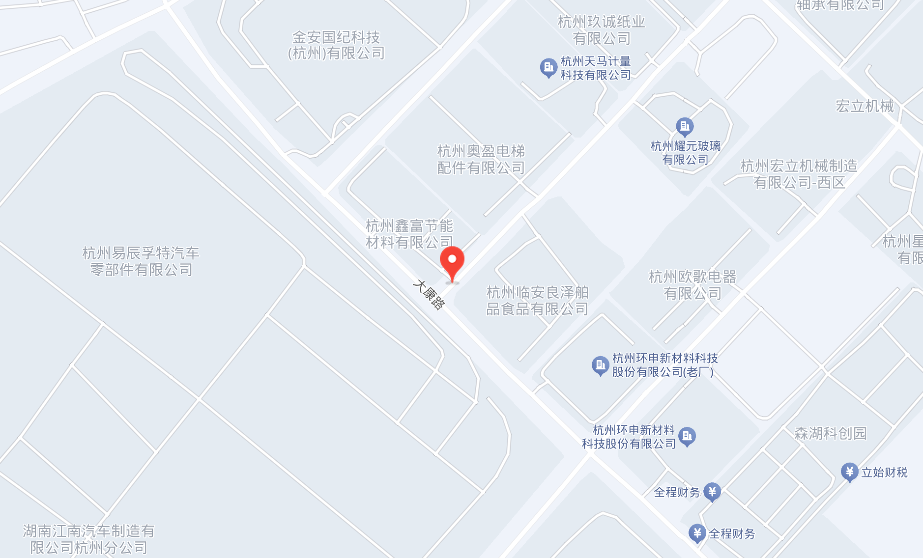 公司位置地图